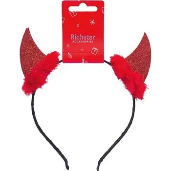 Karnevalový doplněk Čertovské rohy z filcu - 5630