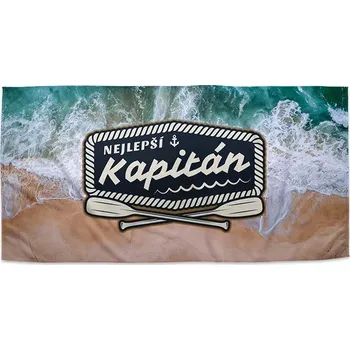 Sablio Ručník Nejlepší kapitán - 30x50 cm