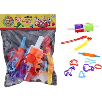 kreativní sada LAMPS Modelovací sada s vykrajovátky a válečkem