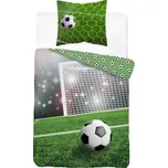 DETEXPOL Povlečení Fotbal přímý kop Bavlna, 140/200, 70/80 cm