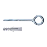 Hmoždinka univerzální14x80 s vrutem 10x165 s okem 16x100 16 12x350