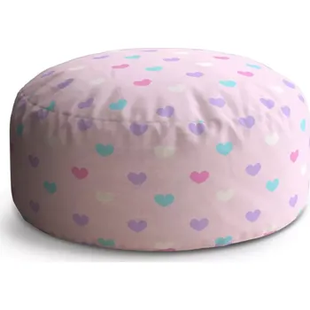 Taburet Sablio Taburet Circle Srdce vedle srdce: 38x48 cm