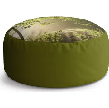 Taburet Sablio Taburet Circle Lesní cesta: 38x48 cm