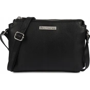 Kabelka Beltimore kabelka přes rameno přírodní kůže černá