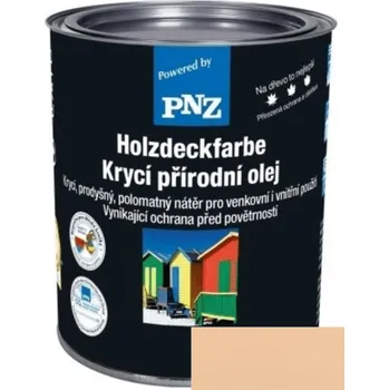 barva a nátěr na dřevo PNZ Krycí přírodní olej elfenbein / slonovina 0,75 l