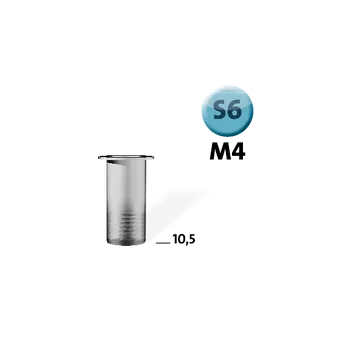 Nýt Novus 106442700 nýtovací matice M 4 X 10,5 STAHL 10ST