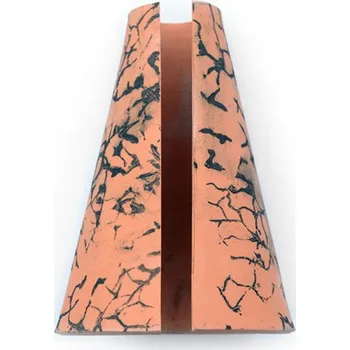 Teraristika Keramický kryt na reflektorovou žárovku malý červenohnědý