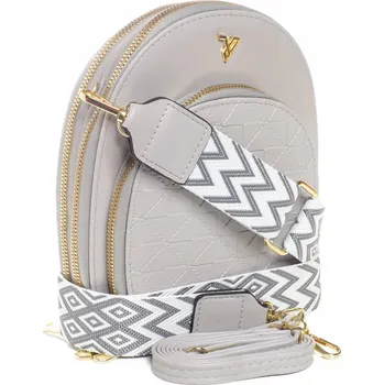 Kabelka psaníčko Agrafka eko kůže šedá