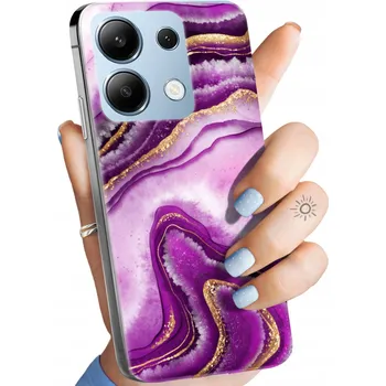 Pouzdro na mobilní telefon Zadní Kryt Hello Case pro Xiaomi Redmi Note 13 4G fialový