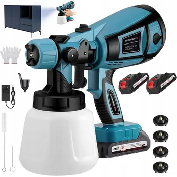 Stříkací pistole AKUMULÁTOROVÁ STŘÍKACÍ PISTOLE NA MALOVÁNÍ 1000ML