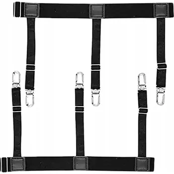 EdiBazzar podvazky na košili černé