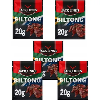 Sušená potravina Sušené hovězí maso Jack Links Biltong 5x 20 g