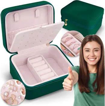 Dárková krabička KRABIČKA ORGANIZÉR KUFŘÍK NA ŠPERKY KOSMETIKA