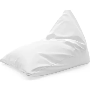Sedací pytel Sablio Sedací vak Triangl Bílá: 120 x 100 x 100 cm