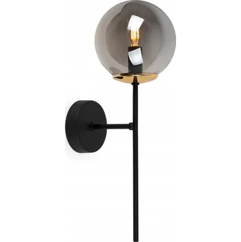 Nástěnné svítidlo ČERNÉ NÁSTĚNNÉ SVÍTIDLO DO OBÝVACÍHO POKOJE LOŽNICE KOUPELNY LAMPA LOFT KOULE 45 CM