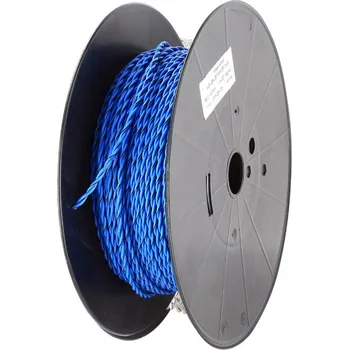 elektrický kabel Kabel repro 2x1,5mm² , Modrá / modro-černá, Role: 100m<br />Výrobce: - 232185 R100