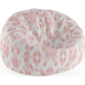 Sedací pytel Sablio Sedací vak Cocoon Růžové obloučky - 75 x 45 x 35 cm
