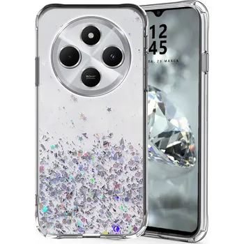 Pouzdro na mobilní telefon Zadní Kryt BBE CASE pro Xiaomi Redmi 14C průhledný