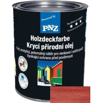 Olej na dřevo PNZ Krycí přírodní olej karminrot / karmínově červená 2,5 l
