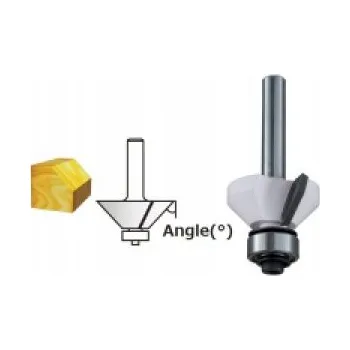 Fréza MAKITA Fazetová/hranová fréza s ložiskem stopka 6 mm,22,2x12,7x56 mm D-4866