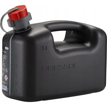 Kanystr Kanystr 5l na palivo, benzín, z plastu s nalévací trubkou HDPE PRESSOL