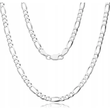 Řetízek FIGARO ŘETÍZEK STŘÍBRNÝ PÁNSKÝ ŘETĚZ PRO ŽENY FD10 45 cm