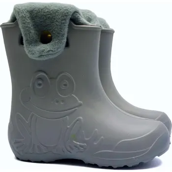 Chlapecká zimní obuv CAMMINARE G005 zateplené sněhule/gumáky šedé Velikost: 32-33