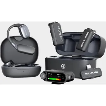 Mikrofon Hollyland LARK MAX 2 Ultimate Combo with OWS Monitor Earphone + Camera RX + USB-C RX