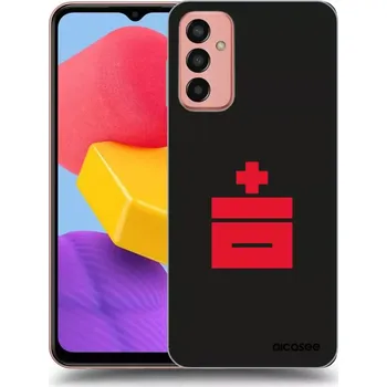 Pouzdro na mobilní telefon Picasee silikonový černý obal pro Samsung Galaxy M13 M135F - Le Plastenciaga