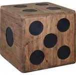 ZBXL Úložný box mindi dřevo 40 x 40 x 40 cm design hrací kostky