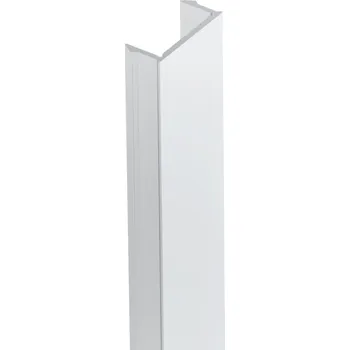 UMAKOV Click-lock úzká lišta pro sloupkové profily, pro U-adaptér plotového a fasádního systému, 20x09-6,0 m – Natural