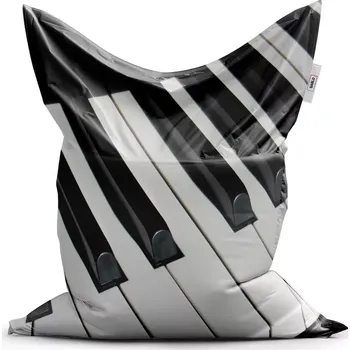 Sedací pytel Sablio Sedací vak Classic Klávesy piana - 150x100 cm