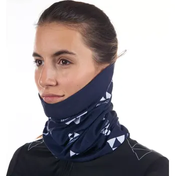 Sportovní čelenka Šátek Fischer CI-LOGO UNI modrá/bílá