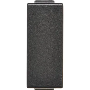 Nábytkové kování Záslepka pro reproduktorové zásuvky DGL3.01/.., Simon 54 GL3Z/48, antracitová metalizovaná