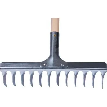 Hrábě STREND Hrábě R108A.WH, 12 zubu, na trávník, s násadou 211362