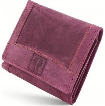 Peněženka Paolo Peruzzi dámská peněženka z pravé kůže růžová