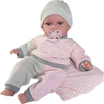 Panenka Antonio Juan 70331 TONETA - realistická panenka miminko se zvuky a měkkým látkovým tělem - 34 cm