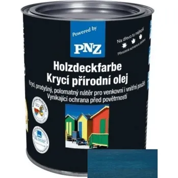 Lak na dřevo PNZ Krycí přírodní olej royal-blau / královská modrá 0,75 l
