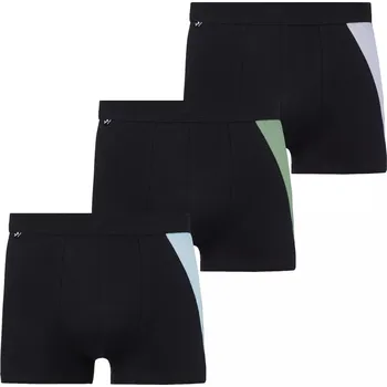 Pánské spodní prádlo 3x Pánské boxerky Slipy Bavlněné Sada Klasické Přiléhavé MORAJ XXL