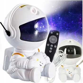 Lampička Projektor - lampička Lewer bílá