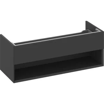 Koupelnový nábytek Ravak Lite Skříňka pod umyvadlo 120x45 cm, černá mat X000001868