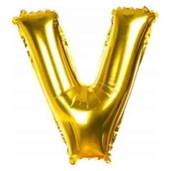 Balónek Fóliový balónek Číslice 1, 40 cm, ZLATÁ BARVA