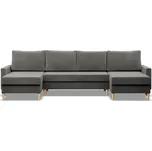 Velká rozkládací sedací souprava ETNA III Šedá I 198027710