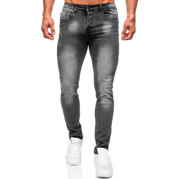 Pánské kalhoty Černé pánské džíny slim fit Bolf MP0056G - 30/S