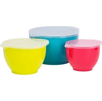 MagicHome Miska MagicHome, šalátová, 1200/2000/3400 ml, sada 3 ks