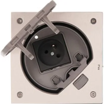 Elektrická zásuvka Elektrická Zásuvka Kontakt-simon stříbrná