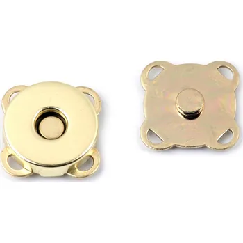 Magnetické zapínání k přišití Ø14 mm, malé, 2 zlatá klasik