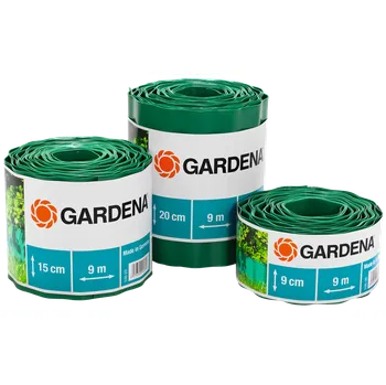 Zahradní obrubník Gardena 0538-20 obruba trávníku, 15 cm výška / 9 m délka