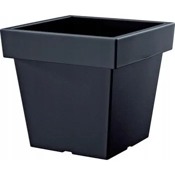 Květináč Květináč plast šedý Prosperplast 19,3 cm x 19,3 x 18,1 cm