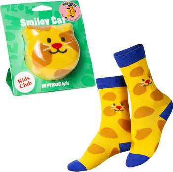 Pánské ponožky Ponožky pro děti EMS Smiley Cat Kids Unisex - Univerzální velikost
